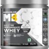 MuscleBlaze Biozyme Performance Whey Protein Powder, 500g (1.1lbs) | Rich Chocolate | 25g Protein Per Scoop | Clinically Tested 50% Higher Protein Absorption